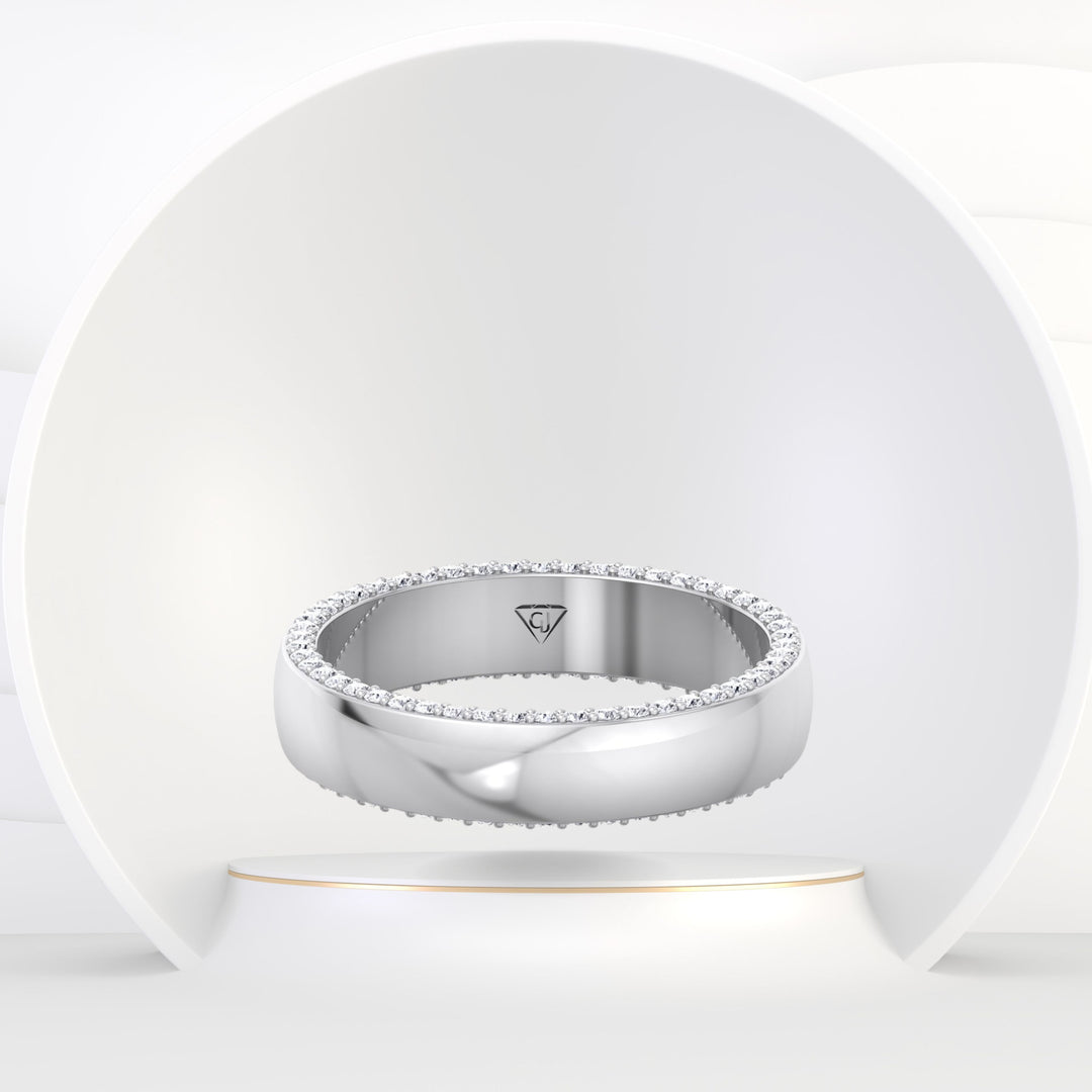 0.52CT Hidden Diamond Halo Band