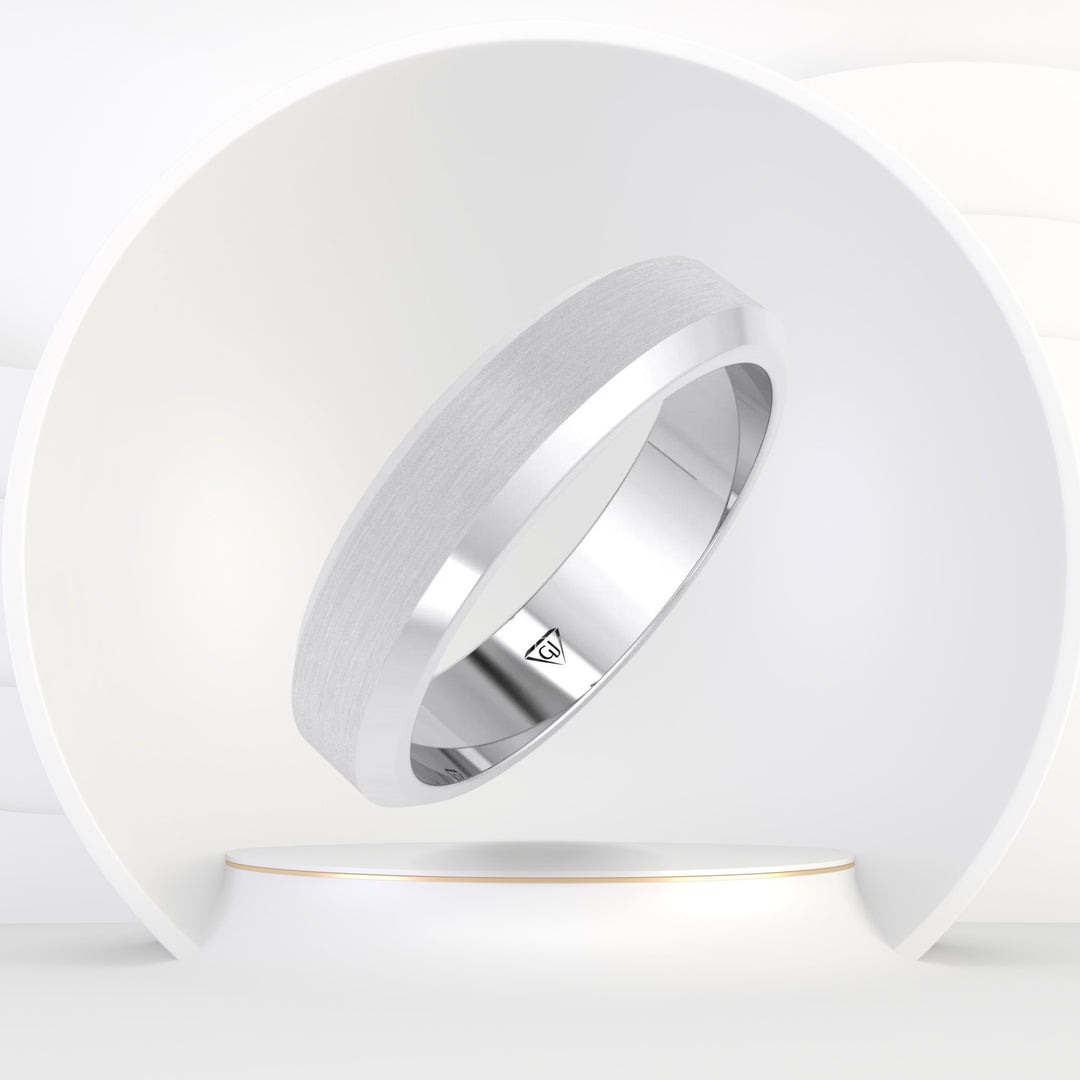 Rocco - Unisex Gold 5mm Band - Gem Jewelers Co