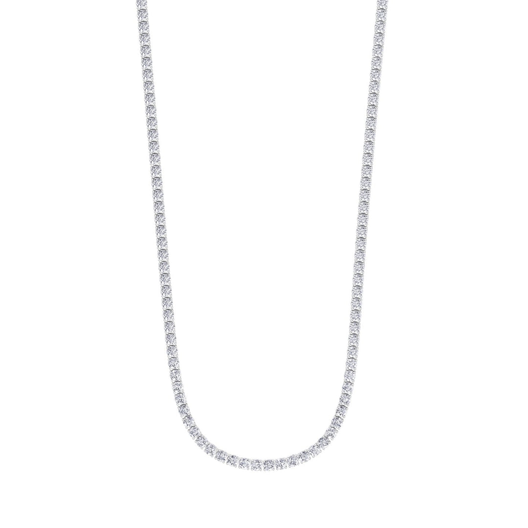 Deal Of The Month - 9.20 Carat Diamond Tennis Necklace in 14K Solid Gold - Gem Jewelers Co