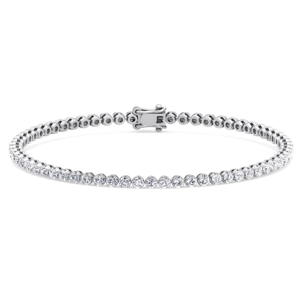 Holiday Deals - 3CT  Diamond Tennis Bracelet in 14K Solid Gold - Gem Jewelers Co