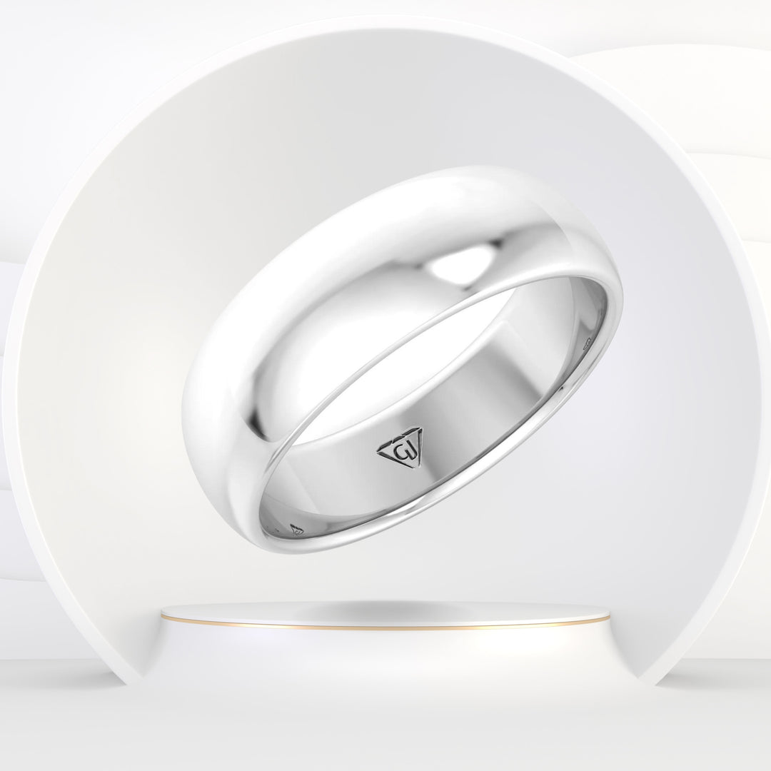 Kolt - Unisex Gold 6mm Band - Gem Jewelers Co