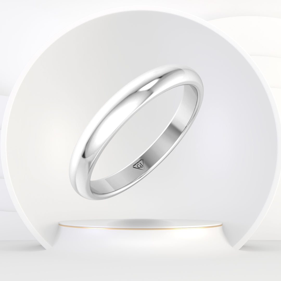 Kolt - Unisex 3mm Gold Band - Gem Jewelers Co