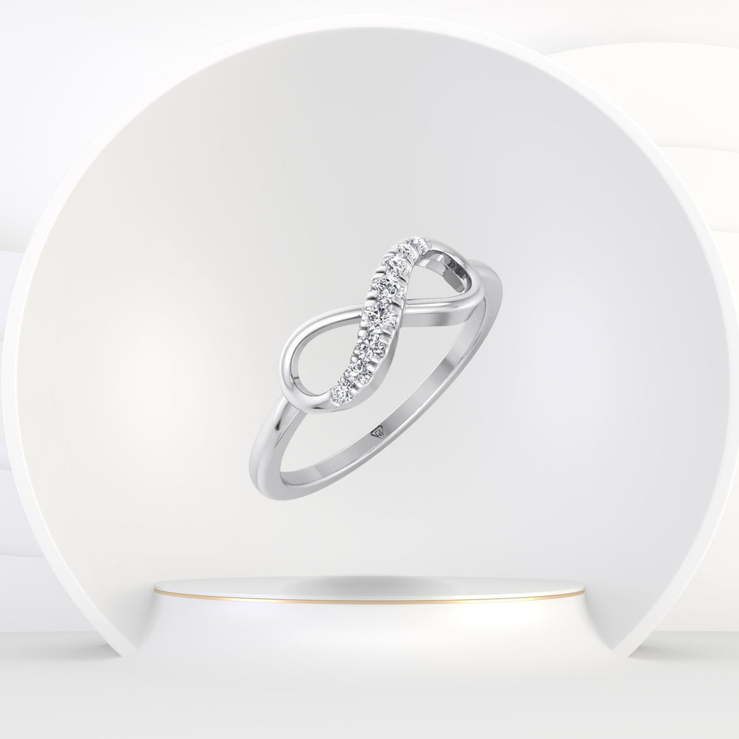Elena - Diamond Infinity Band - Gem Jewelers Co