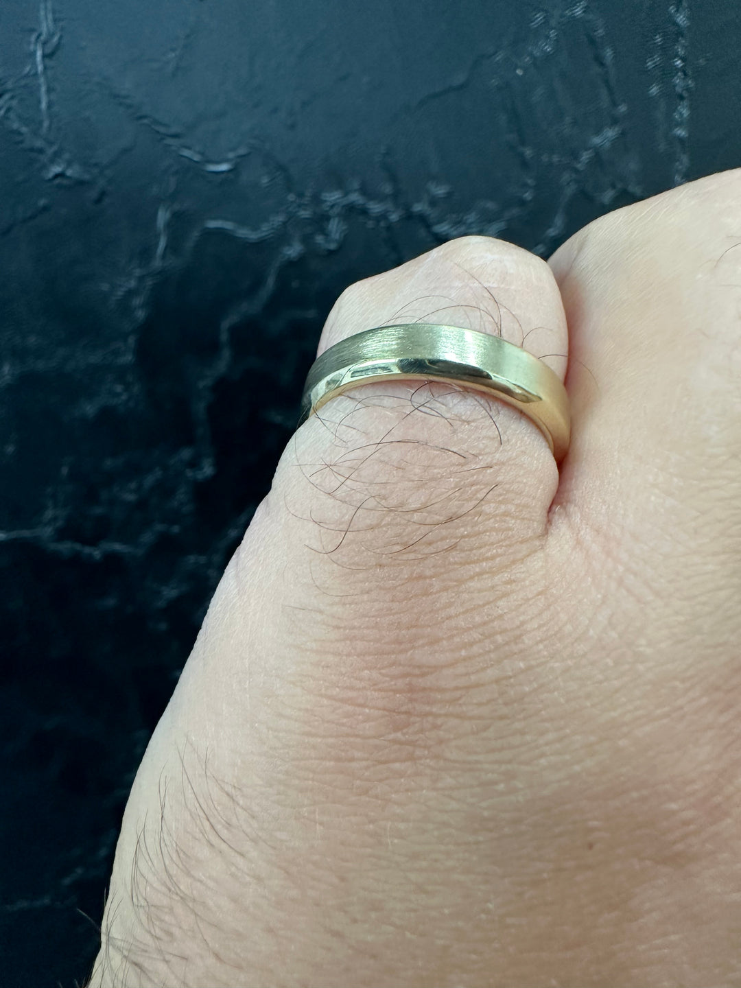 Rocco - Unisex Gold 5mm Band - Gem Jewelers Co