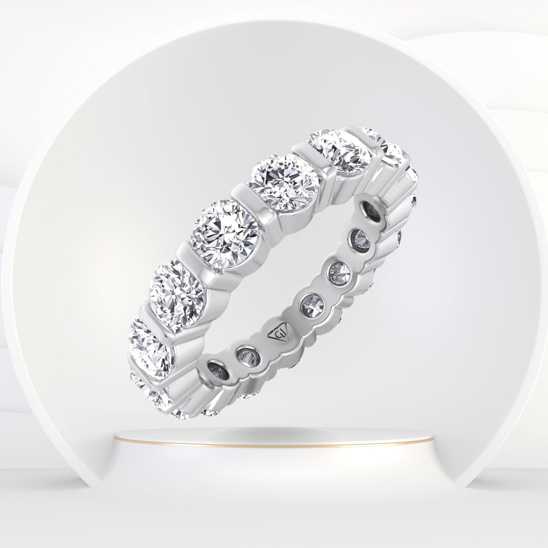 Panama Bar Set Natural Diamond Eternity Band