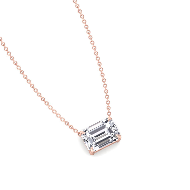 emerald-shape-diamond-pendant-in-rose-gold