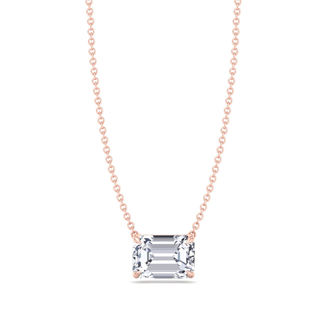 emerald-shape-diamond-pendant-in-rose-gold