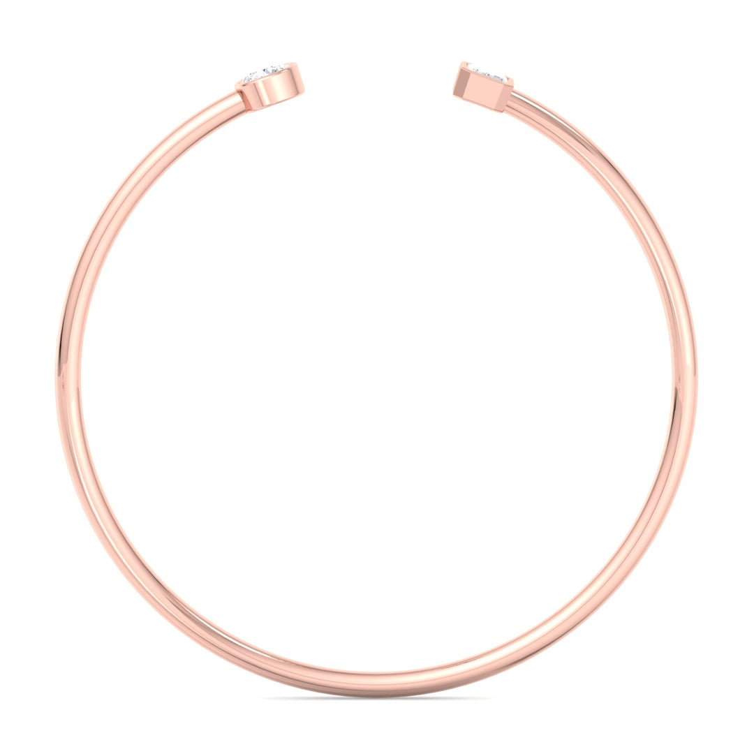 bezel-set-round-cut-emerald-cut-diamond-open-cuff-bangle-solid-rose-gold