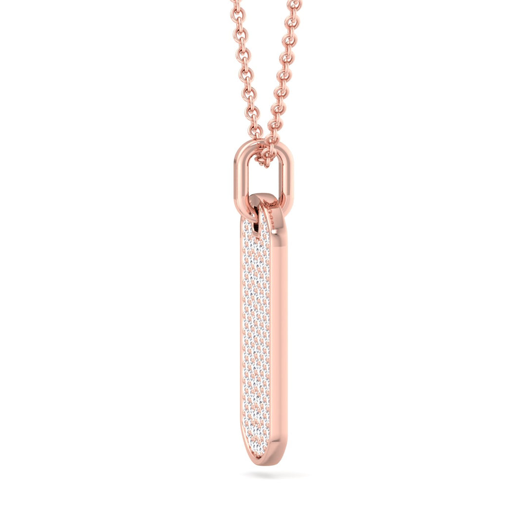 Isidoro - Men's Diamond Tag Pendant - Gem Jewelers Co