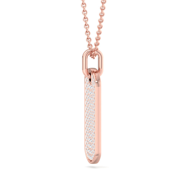 Isidoro - Men's Diamond Tag Pendant - Gem Jewelers Co