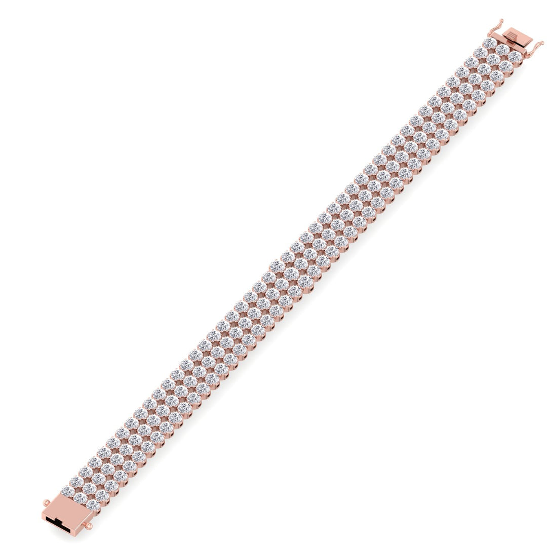 triple-row-graduated-diamond-tennis-bracelet-rose-gold
