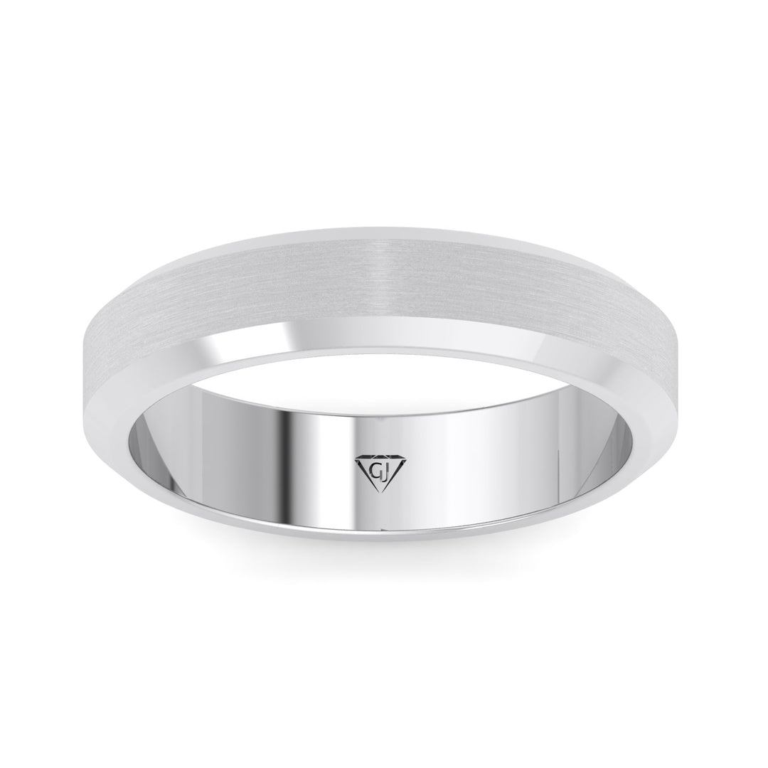 Rocco - Unisex Gold 5mm Band - Gem Jewelers Co