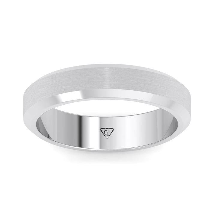 Rocco - Unisex Gold 5mm Band - Gem Jewelers Co