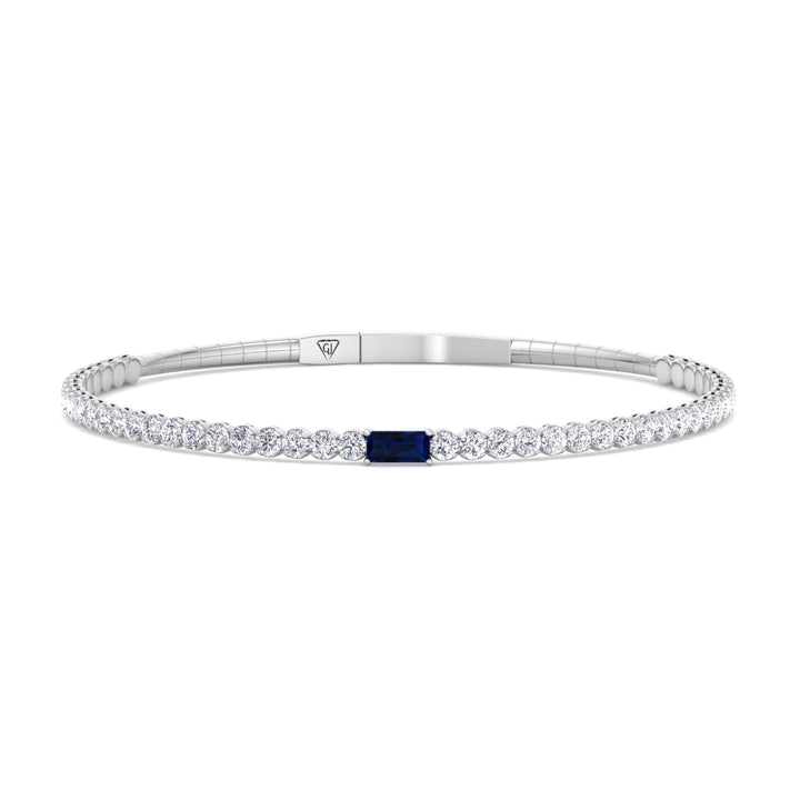 .73-ctw-baguette-sapphire-round-diamond-flexible-bangle-solid-white-gold