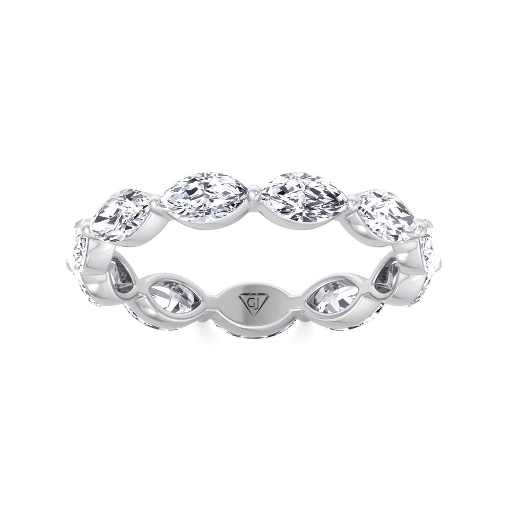 Acerra - East to West Marquise Shape Diamond Eternity Band - Gem Jewelers Co