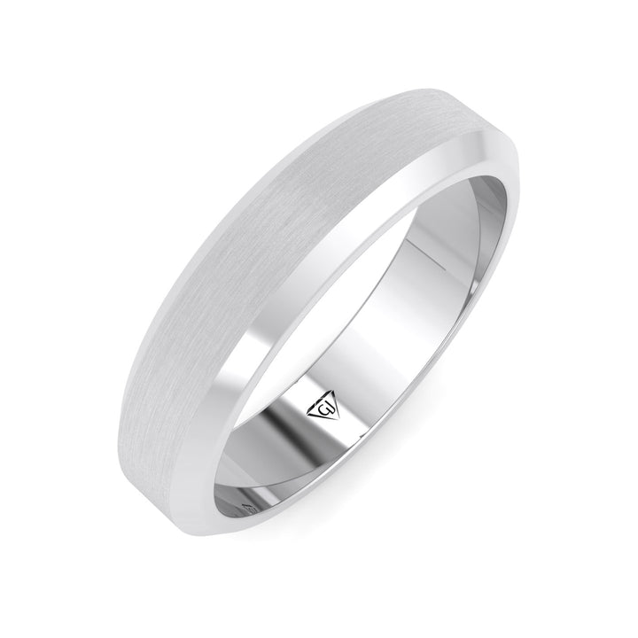 Rocco - Unisex Gold 5mm Band - Gem Jewelers Co