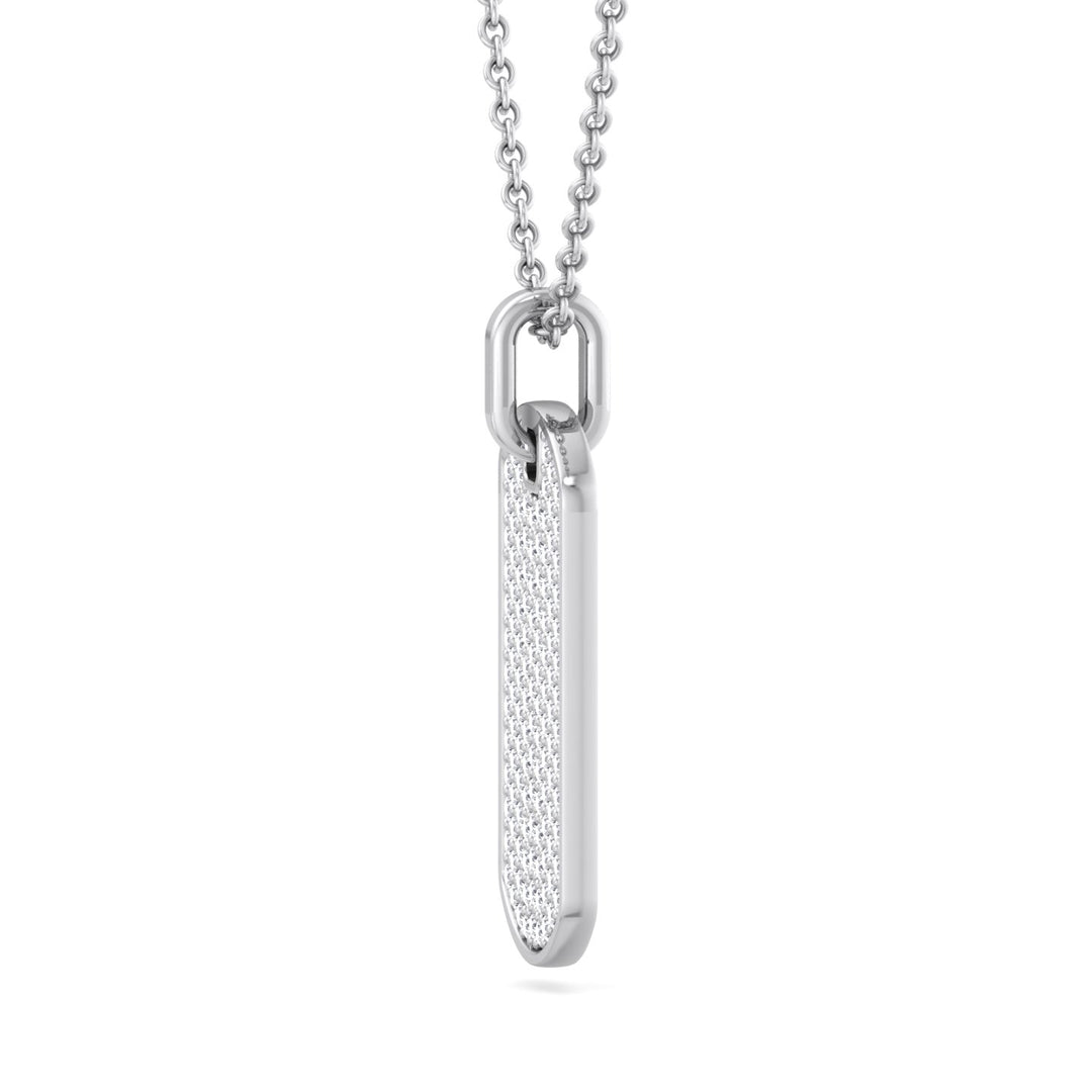 Isidoro - Men's Diamond Tag Pendant - Gem Jewelers Co