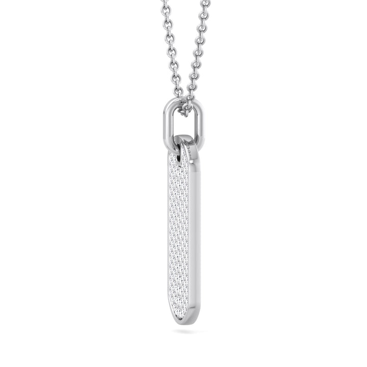 Isidoro - Men's Diamond Tag Pendant - Gem Jewelers Co