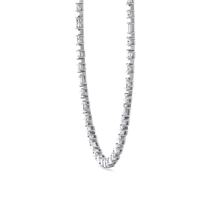 Selani - Multi Shape Diamond Tennis Necklace