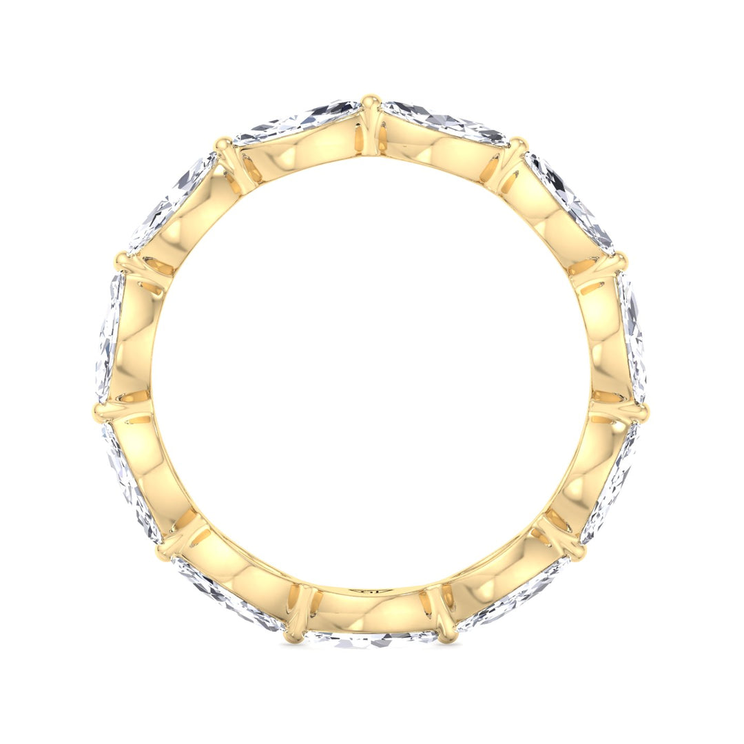 Acerra - East to West Marquise Shape Diamond Eternity Band - Gem Jewelers Co