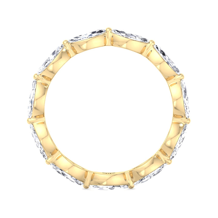 Acerra - East to West Marquise Shape Diamond Eternity Band - Gem Jewelers Co