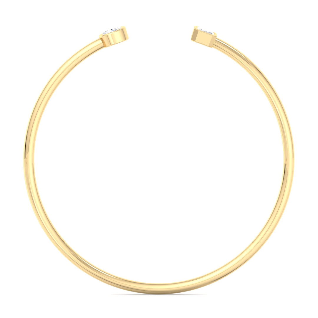 bezel-set-round-cut-emerald-cut-diamond-open-cuff-bangle-solid-yellow-gold