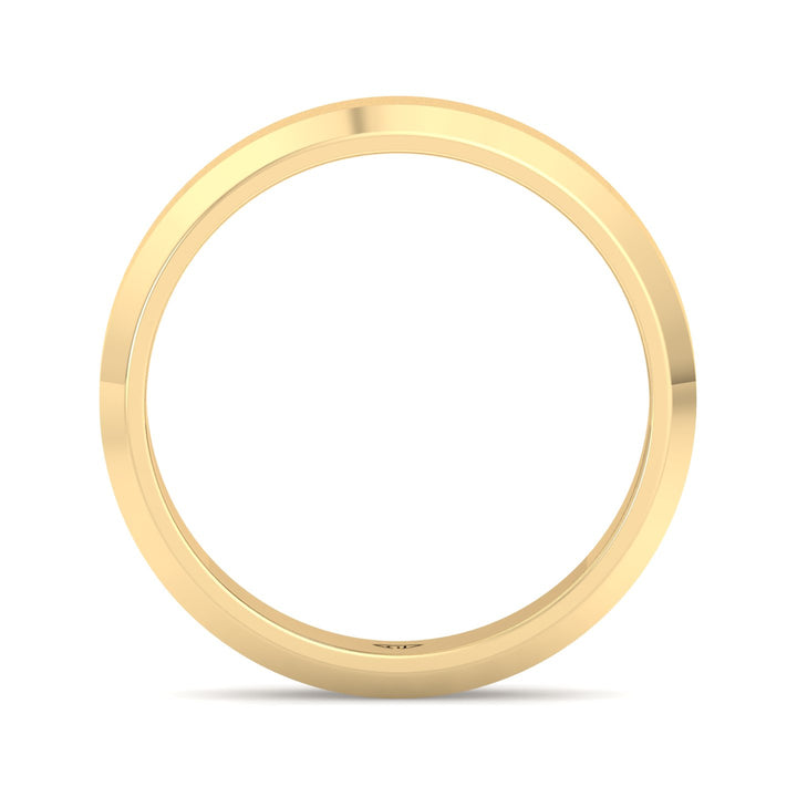 Rocco - Unisex Gold 5mm Band - Gem Jewelers Co