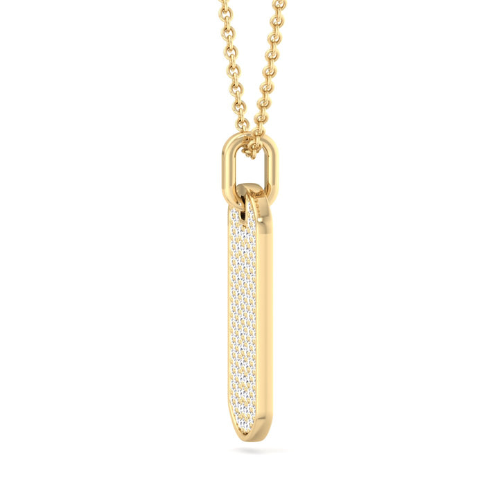 Isidoro - Men's Diamond Tag Pendant - Gem Jewelers Co