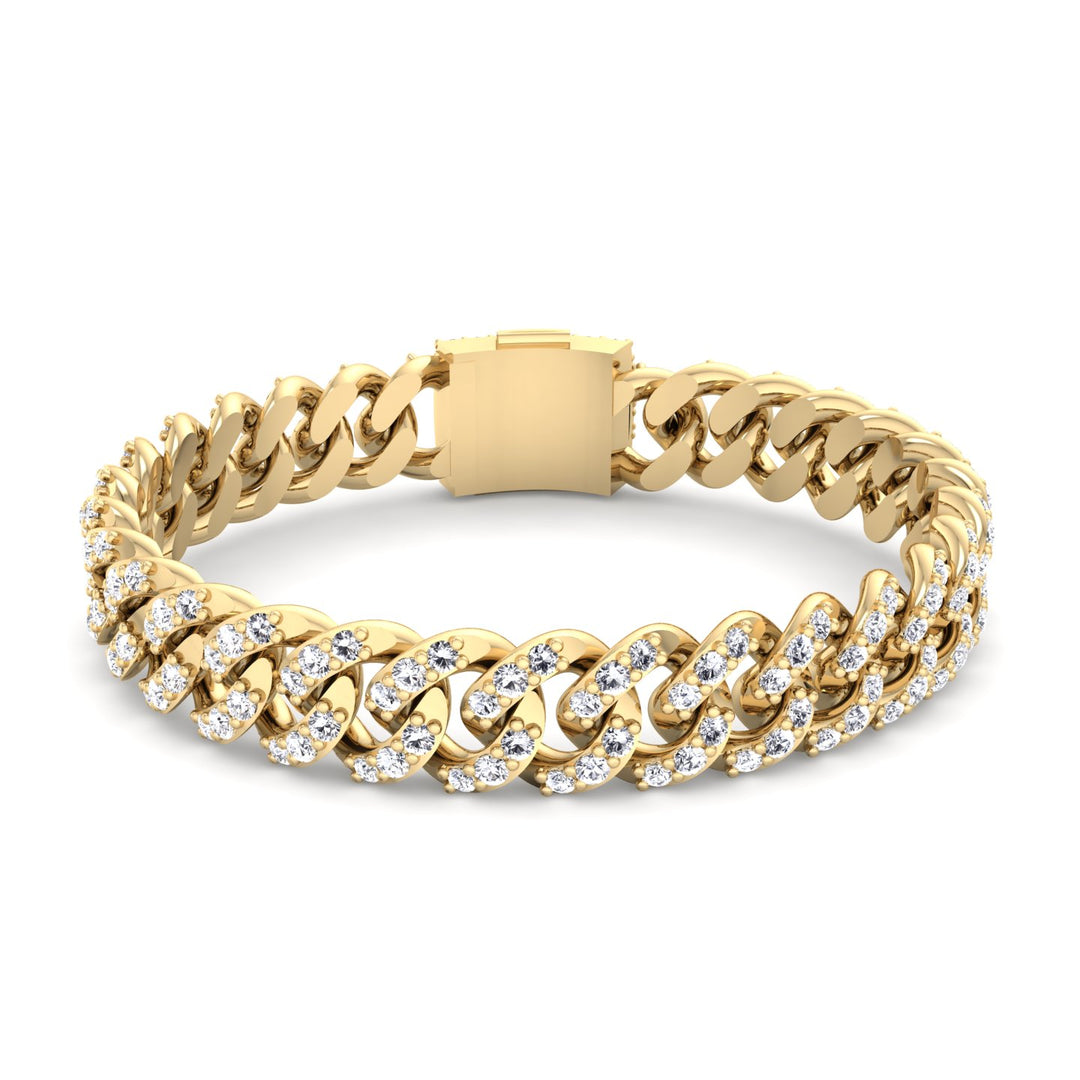 mens-pave-set-diamond-cuban-link-bracelet-solid-yellow-gold