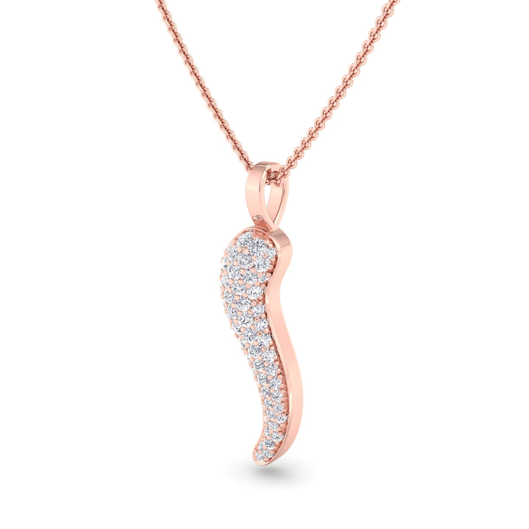 diamond-italian-horn-pendant-rose-gold-with-chain