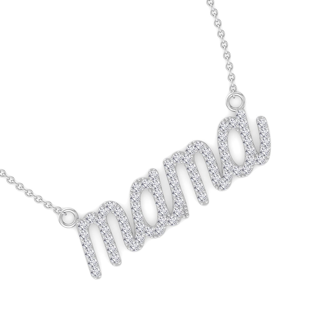Matera- Mama Diamond and Gold Necklace - Gem Jewelers Co