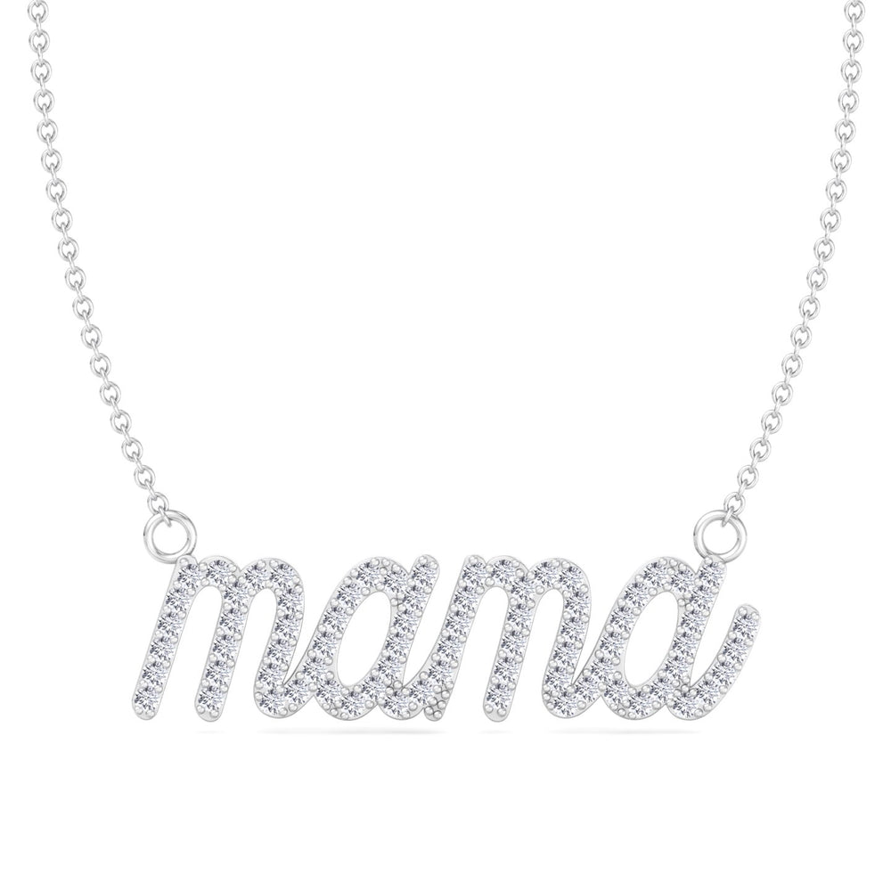 Matera- Mama Diamond and Gold Necklace - Gem Jewelers Co
