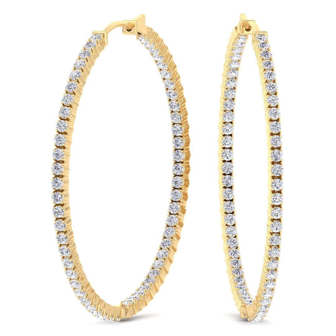 diamond-hoop-earrings