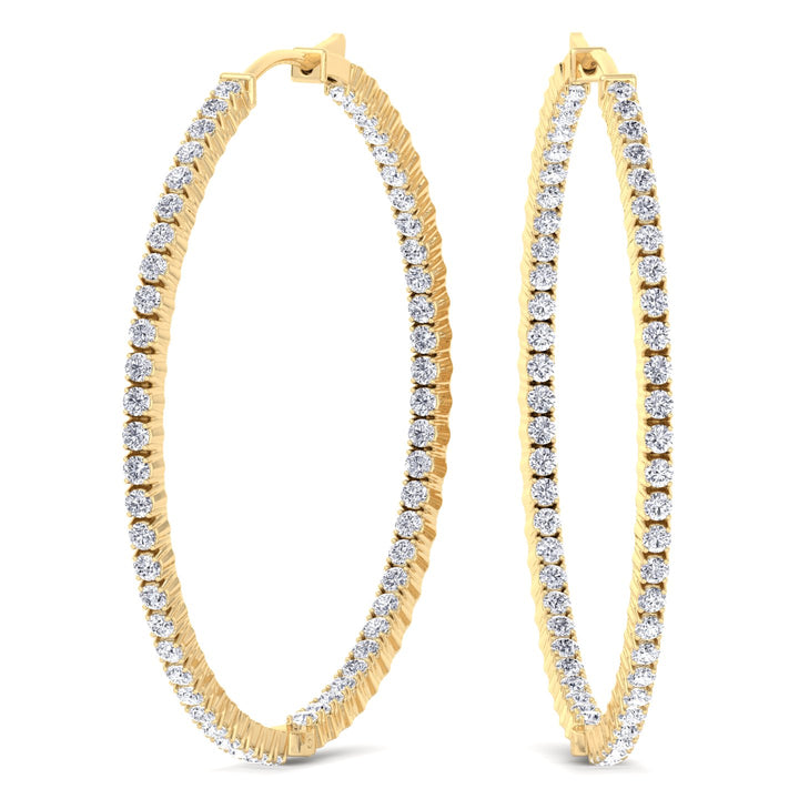 diamond-hoop-earrings