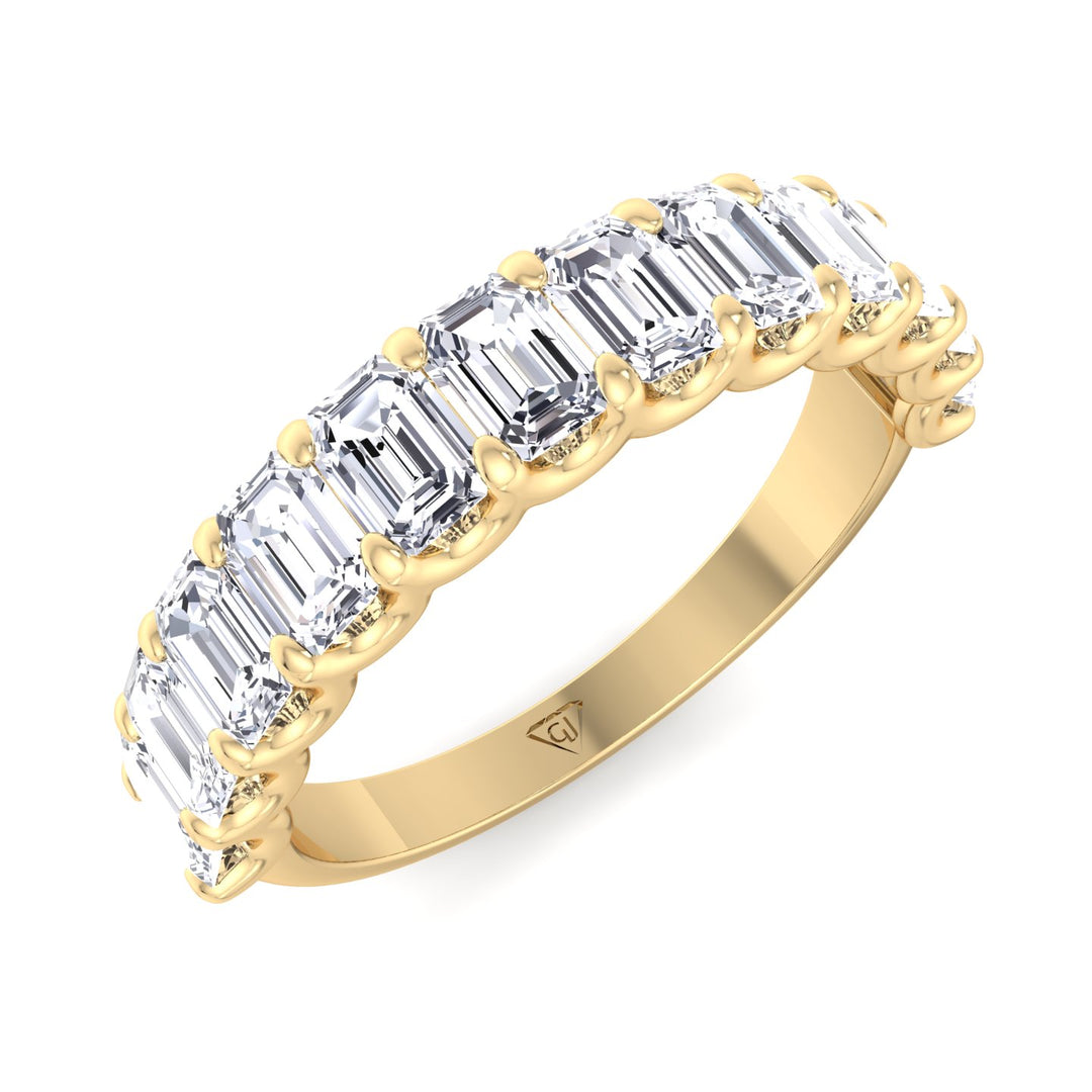 emerald-cut-diamond-half-way-eternity-band-solid-yellow-gold