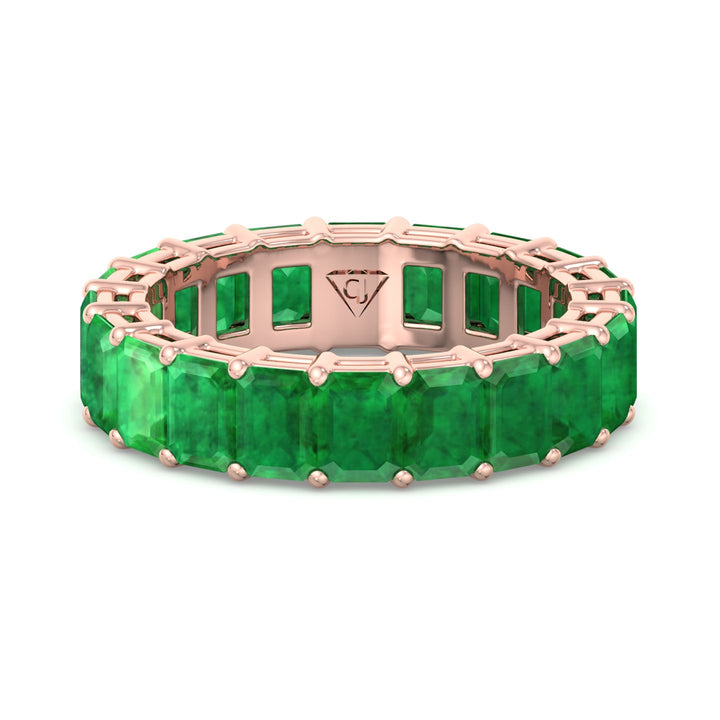 emerald-cut-green-emerald-eternity-in-rose-gold