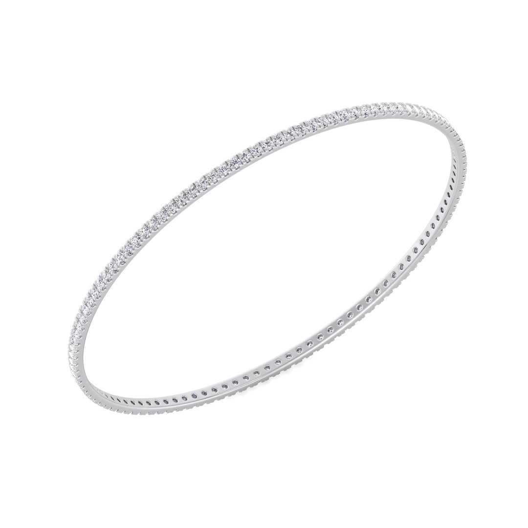 round-cut-diamond-bangle-solid-white-gold