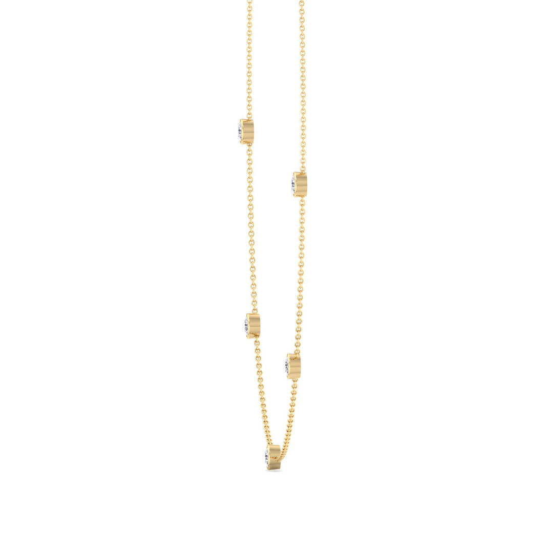 Lara - Diamonds By The Yard Necklace ( 1.10ct total ) - Gem Jewelers Co
