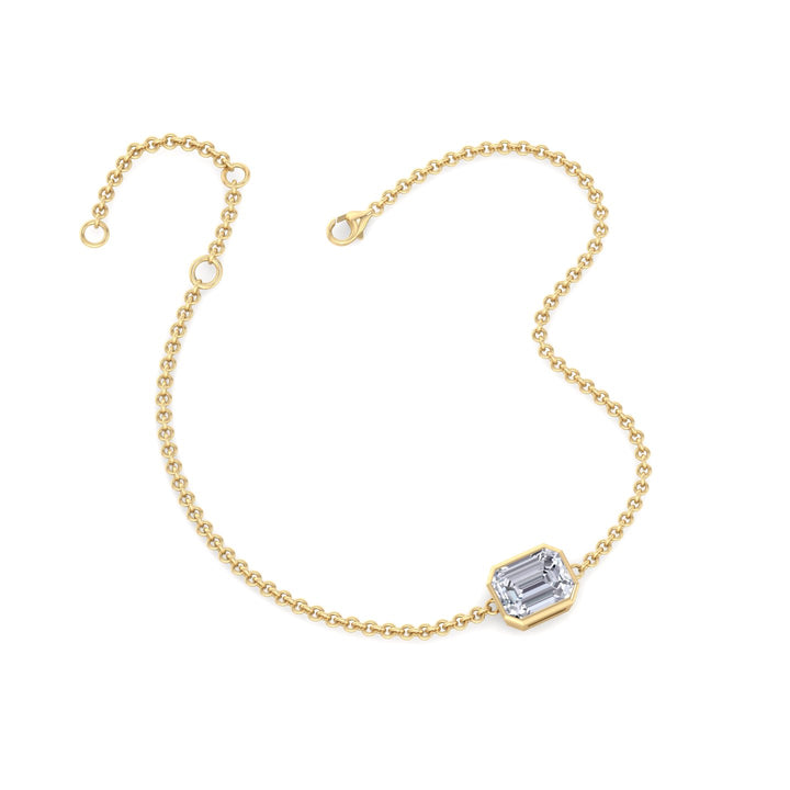 emerald-cut-bezel-set-diamond-bracelet-yellow-gold-chain
