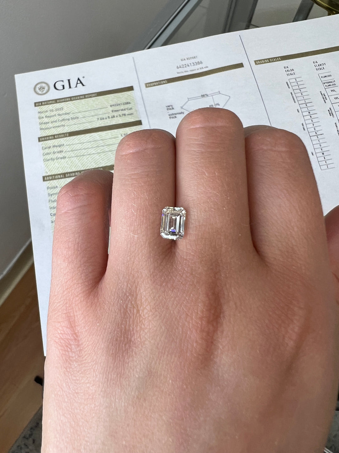 GIA Certified Loose Diamond 1.50Ct Emerald Cut - Gem Jewelers Co