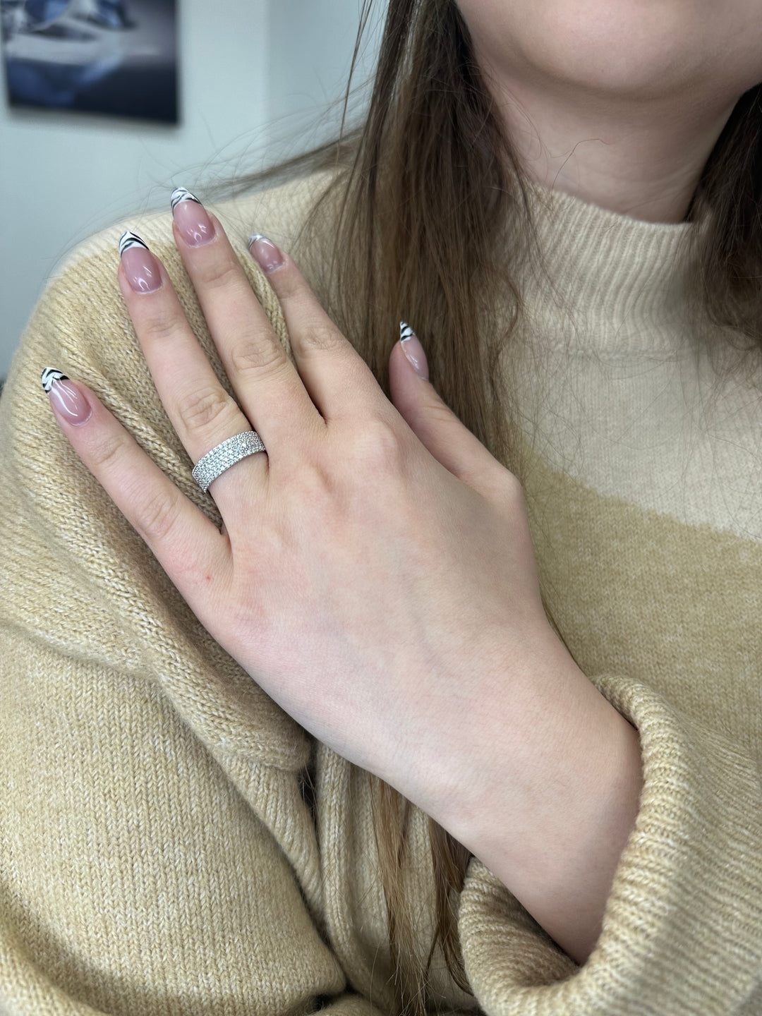 1.13-ctw-multi-row-pave-diamond-eternity-band-solid-white-gold