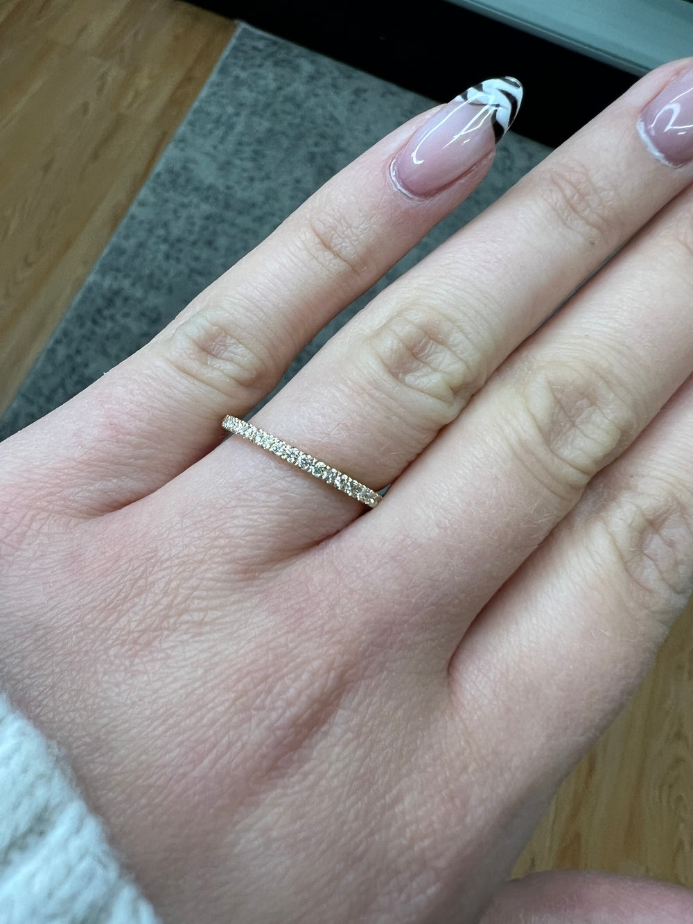 0.25-carat-round-cut-diamond-dainty-band-14k-yellow-gold