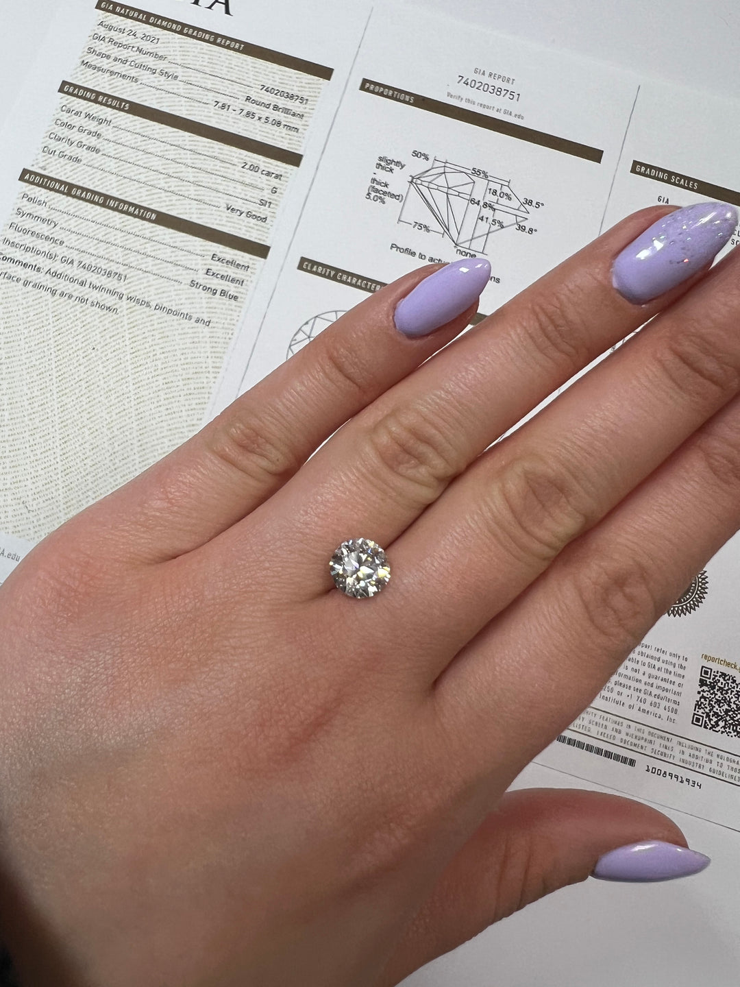 GIA Certified Loose Diamond 2.00Ct Round Cut - Gem Jewelers Co