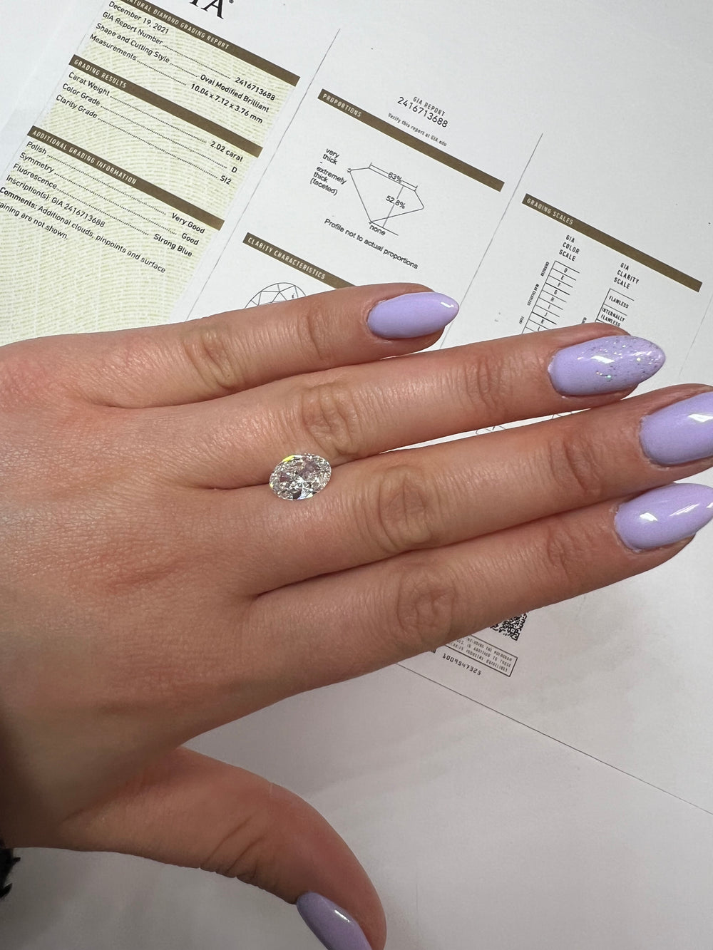 GIA Certified Loose Diamond 2.02Ct Oval Cut - Gem Jewelers Co
