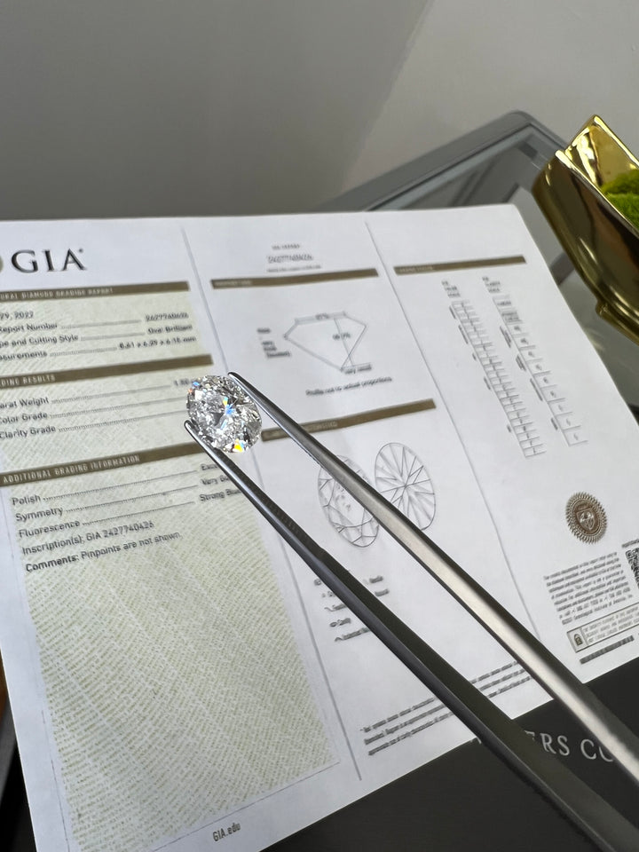 GIA Certified Loose Diamond 1.50Ct Oval Cut - Gem Jewelers Co