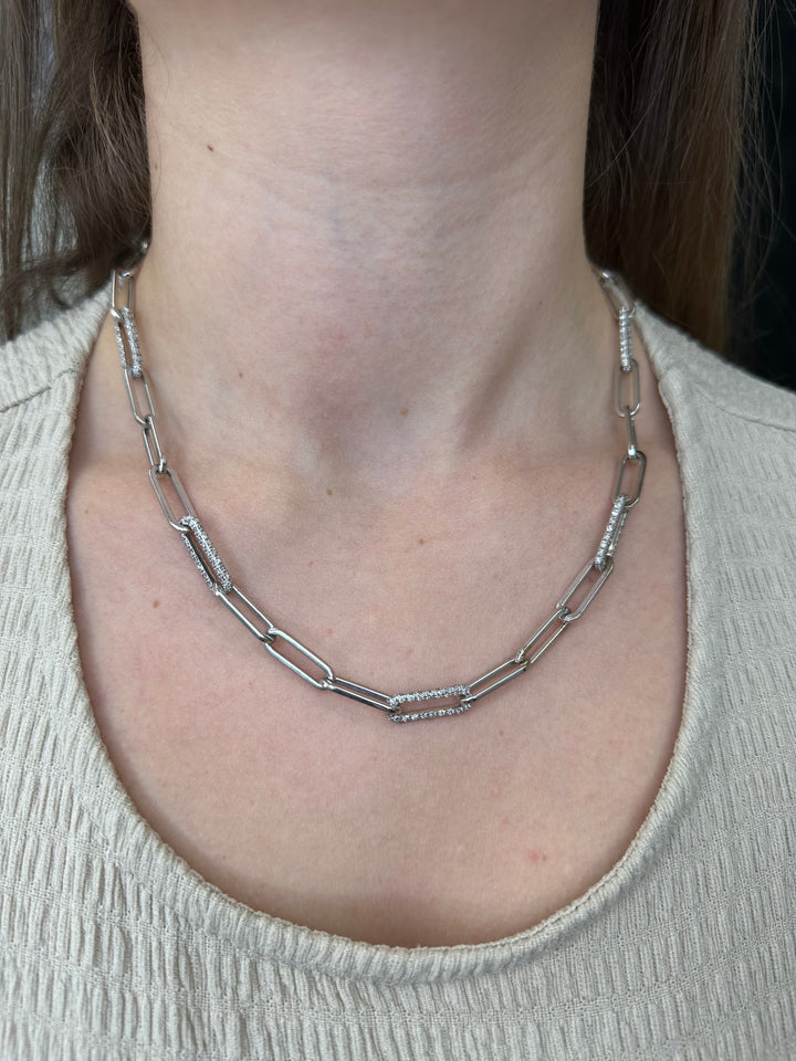 diamond-paperclip-link-necklace-in-14k-white-gold