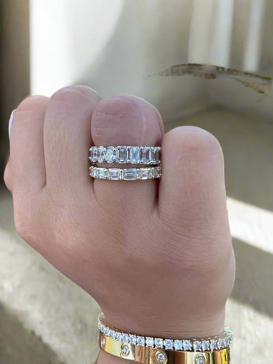 4-carat-double-shape-oval-and-emerald-diamond-eternity-band-in-14k-white-gold