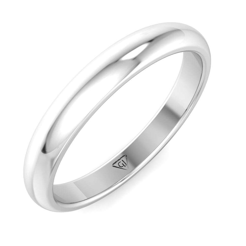 Kolt - Unisex 3mm Gold Band - Gem Jewelers Co