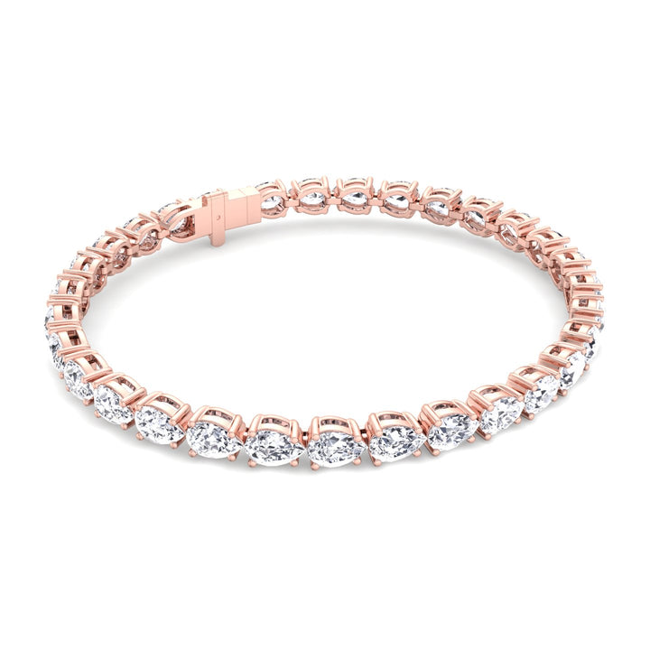pear-shape-east-to-west-diamond-tennis-bracelet-solid-rose-gold