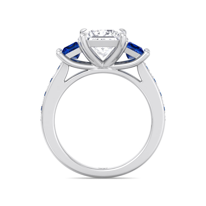 3-20-c-t-w-princess-cut-diamond-engagement-ring-with-blue-sapphire-sidestones-in-solid-white-gold